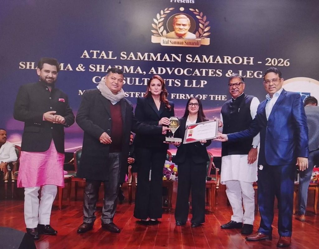 Honoured as “Most Trusted Law Firm of the Year” at Atal Samman Samaroh 2026